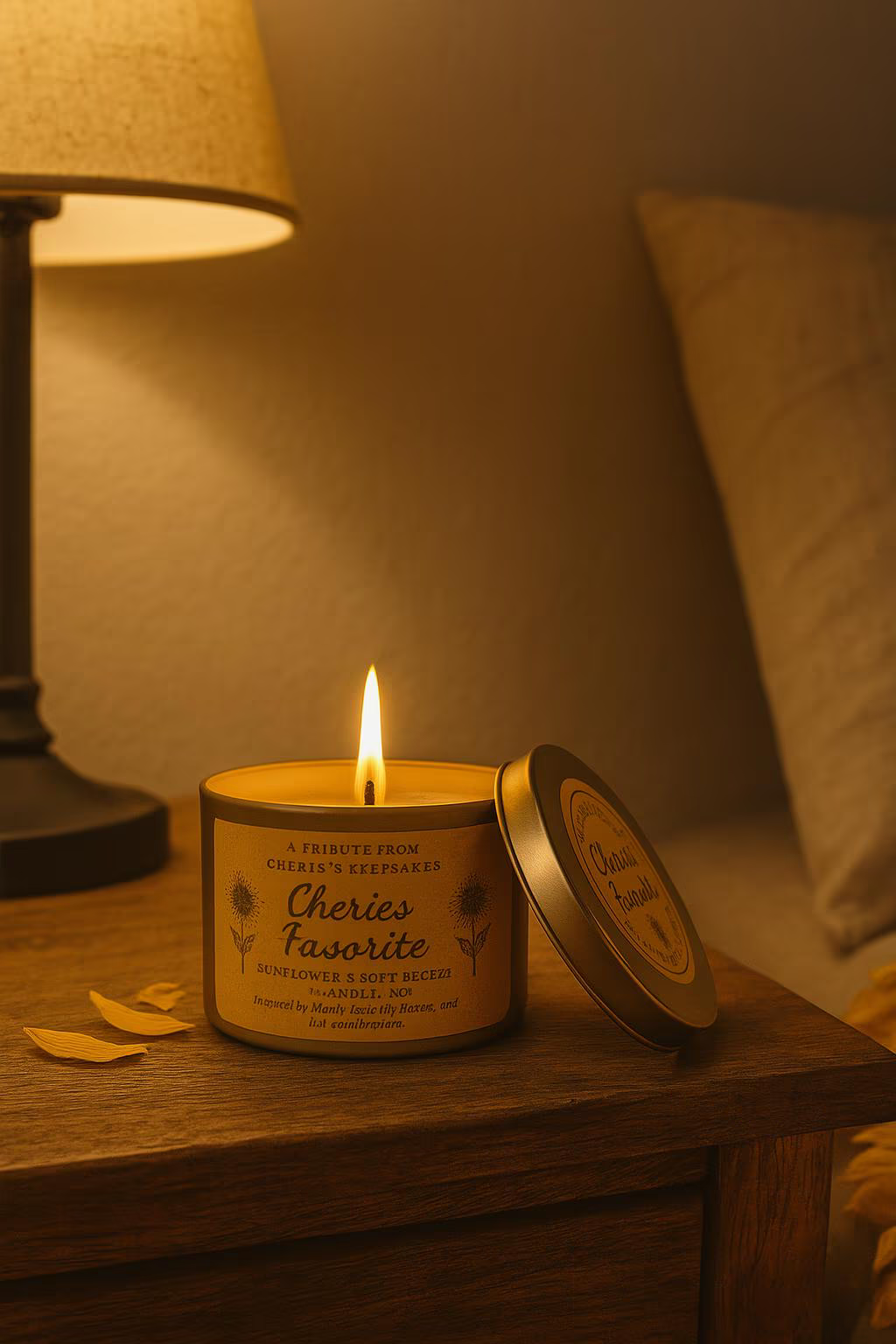 Cherie’s Favorite – Hand-Poured Sunflower Scented Candle