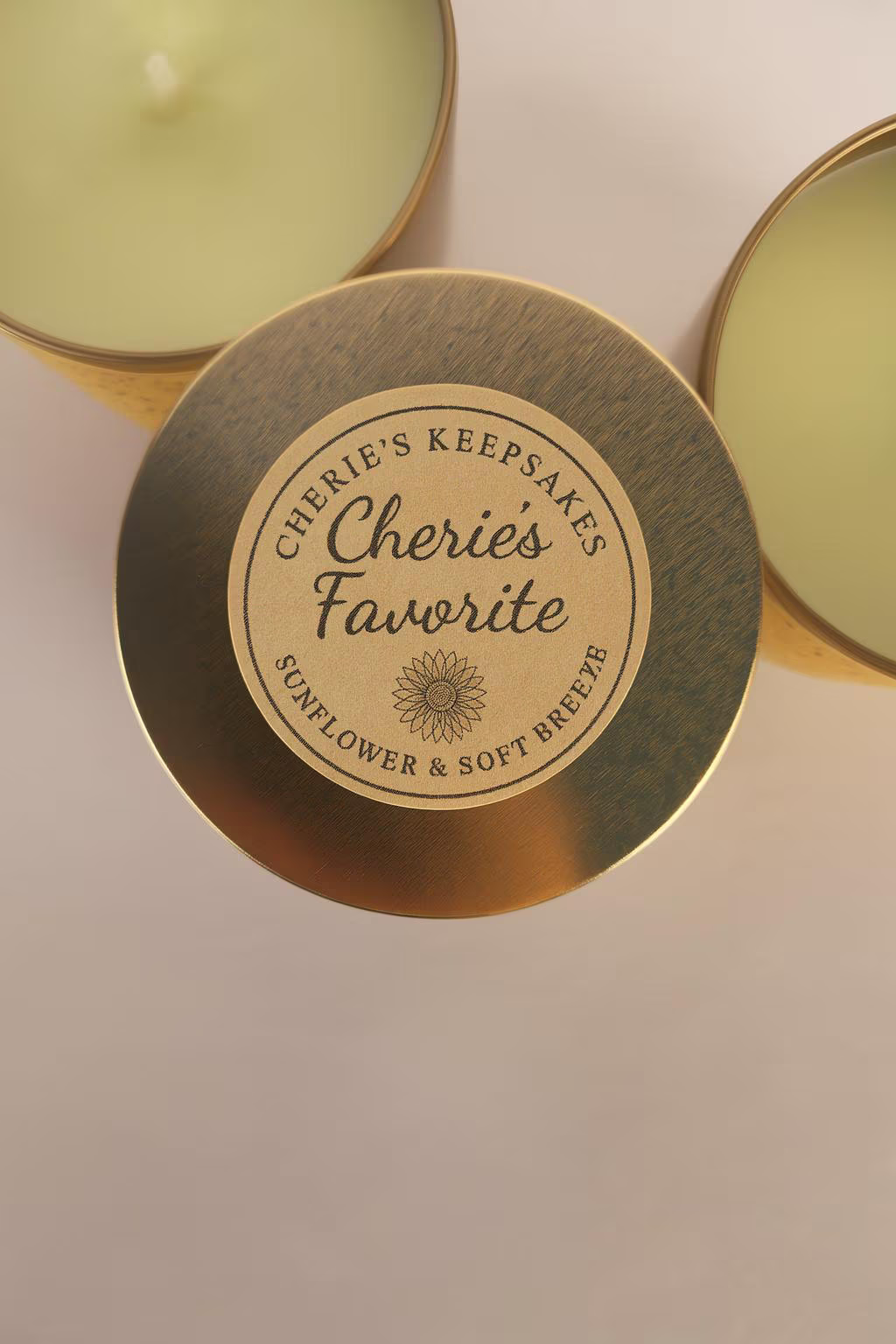 Cherie’s Favorite – Hand-Poured Sunflower Scented Candle